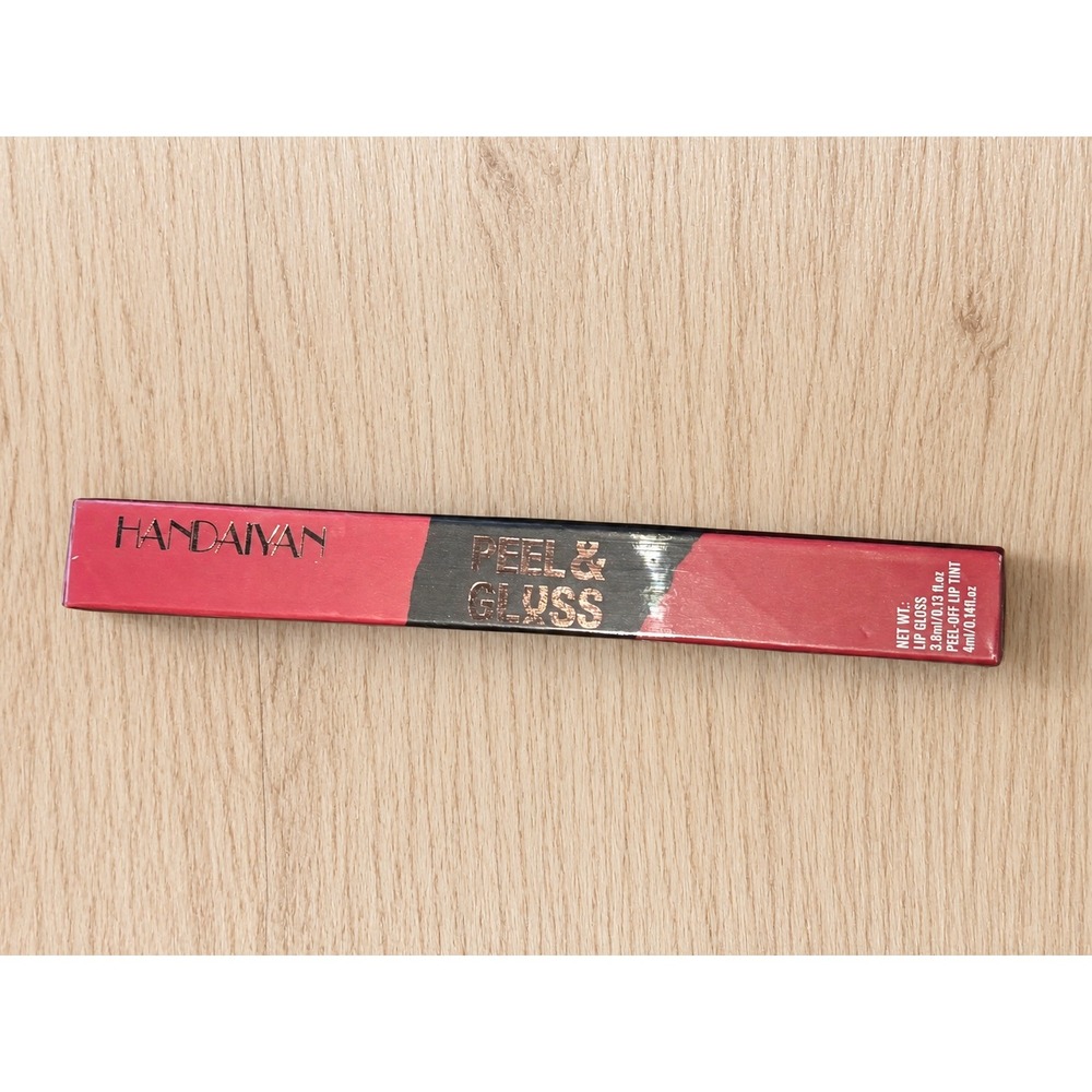 Handaiyan Peel & Gloss Peel-Off Lip Tint Long Lasting Lip Stain Red HI106 NIB